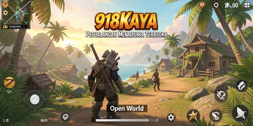 Tampilan antarmuka permainan 918KAYA yang menakjubkan dan interaktif.
