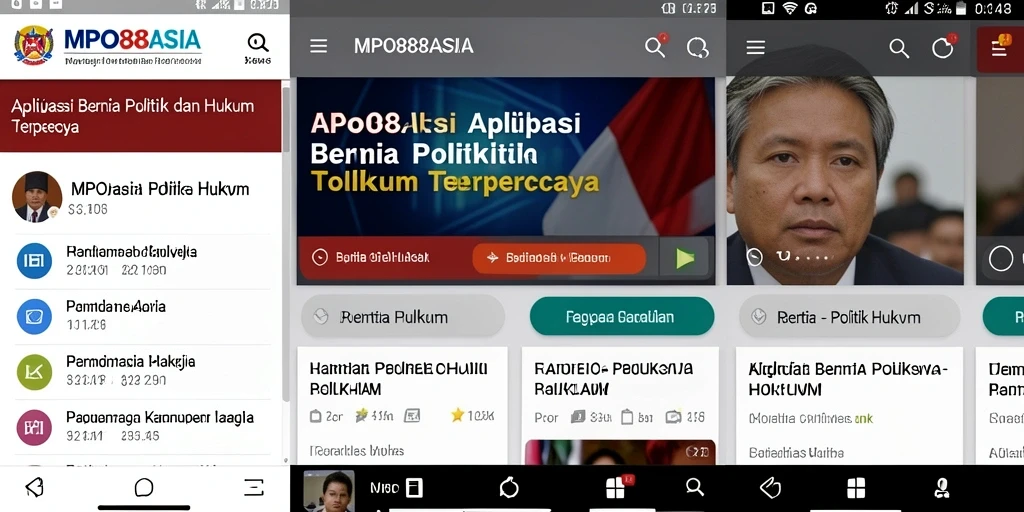 Antarmuka aplikasi MPO88ASIA yang menarik dan informatif.