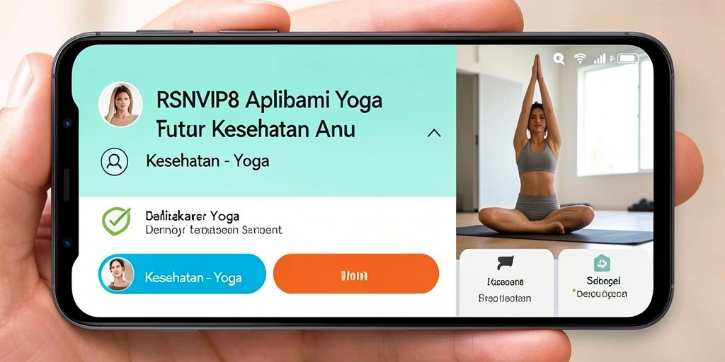 Tampilan antarmuka RSNVIP8 yang intuitif untuk pengalaman Yoga yang menyenangkan.