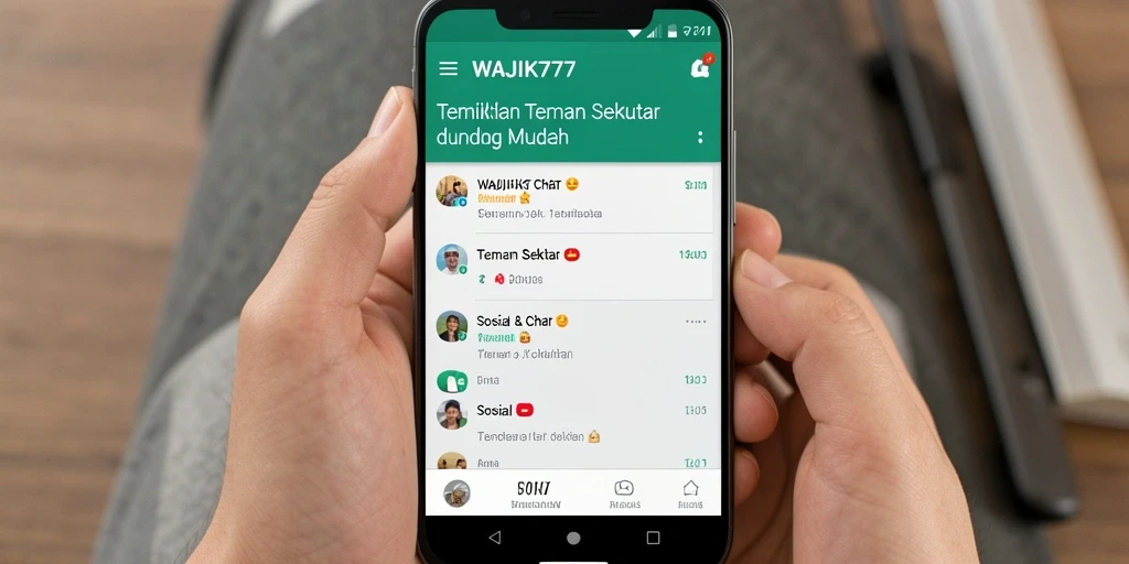 Tampilan antarmuka WAJIK777 yang modern dan user-friendly.